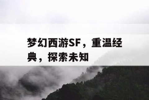 梦幻西游SF，重温经典，探索未知