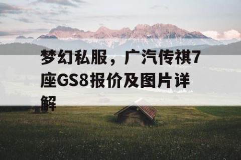 梦幻私服，广汽传祺7座GS8报价及图片详解