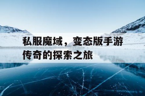 私服魔域，变态版手游传奇的探索之旅