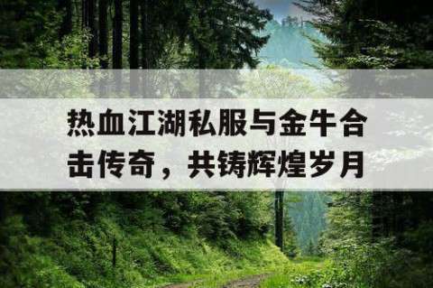 热血江湖私服与金牛合击传奇，共铸辉煌岁月