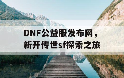 DNF公益服发布网，新开传世sf探索之旅