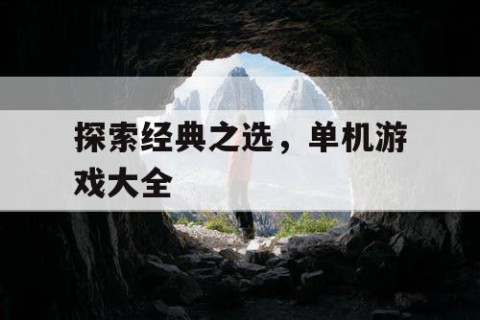 探索经典之选，单机游戏大全