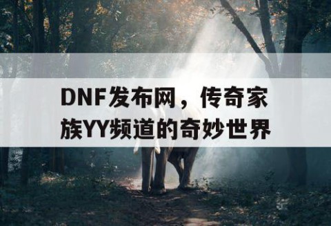 DNF发布网，传奇家族YY频道的奇妙世界