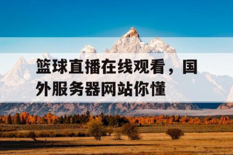 篮球直播在线观看，国外服务器网站你懂