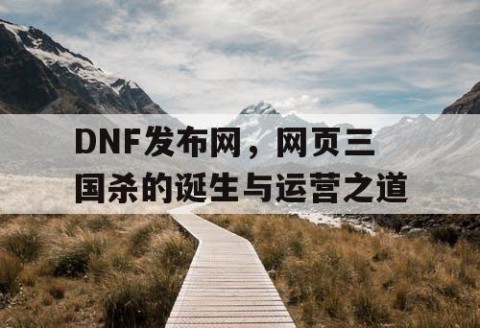 DNF发布网，网页三国杀的诞生与运营之道