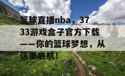 篮球直播nba，3733游戏盒子官方下载——你的篮球梦想，从这里启航！