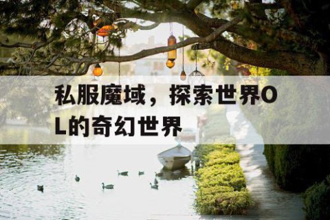 私服魔域，探索世界OL的奇幻世界