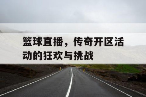 篮球直播,传奇开区活动的狂欢与挑战