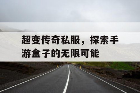 超变传奇私服,探索手游盒子的无限可能