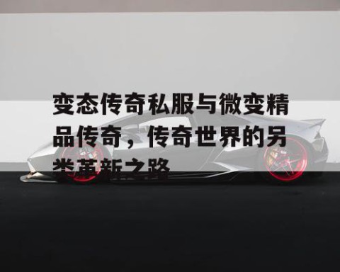 变态传奇私服与微变精品传奇，传奇世界的另类革新之路