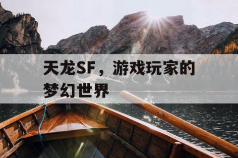 天龙SF，游戏玩家的梦幻世界