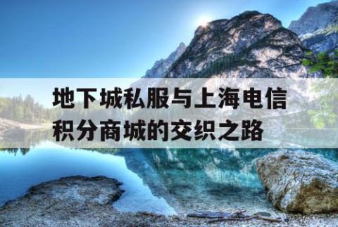 地下城私服与上海电信积分商城的交织之路