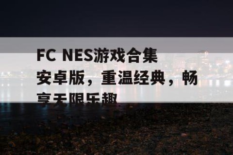 FC NES游戏合集安卓版，重温经典，畅享无限乐趣