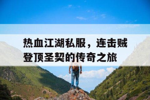 热血江湖私服，连击贼登顶圣契的传奇之旅