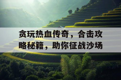 贪玩热血传奇，合击攻略秘籍，助你征战沙场
