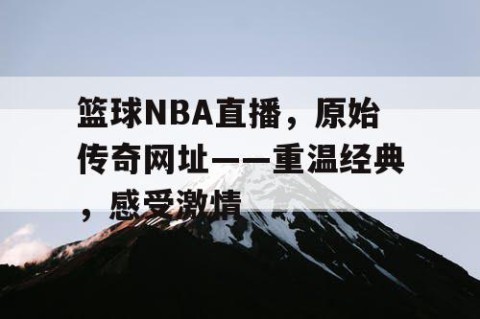 篮球NBA直播，原始传奇网址——重温经典，感受激情