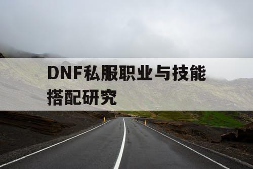 DNF私服职业与技能搭配研究