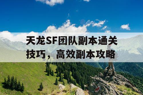 天龙SF团队副本通关技巧，高效副本攻略