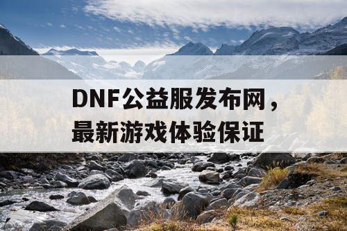 DNF公益服发布网，最新游戏体验保证