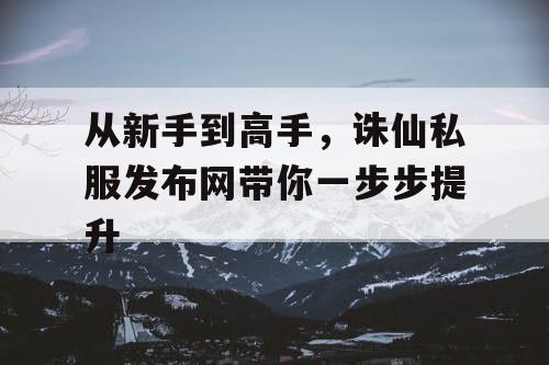 从新手到高手，诛仙私服发布网带你一步步提升