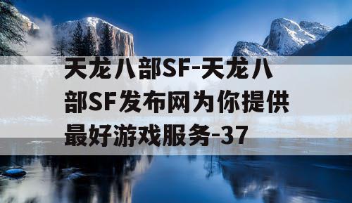 天龙八部SF-天龙八部SF发布网为你提供最好游戏服务-37