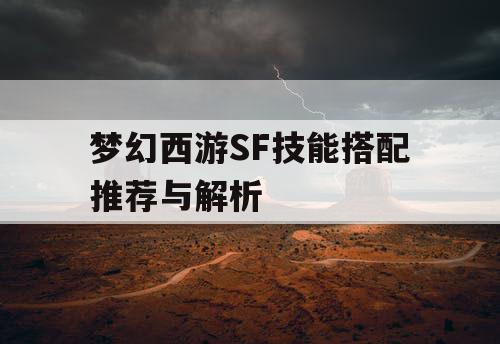 梦幻西游SF技能搭配推荐与解析