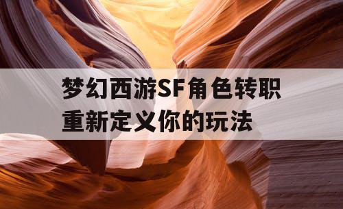 梦幻西游SF角色转职重新定义你的玩法