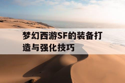 梦幻西游SF的装备打造与强化技巧