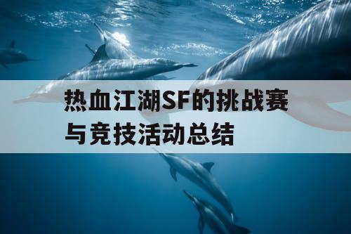 热血江湖SF的挑战赛与竞技活动总结