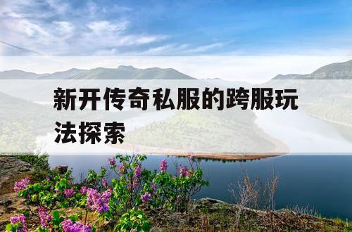 新开传奇私服的跨服玩法探索