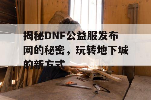 揭秘DNF公益服发布网的秘密，玩转地下城的新方式