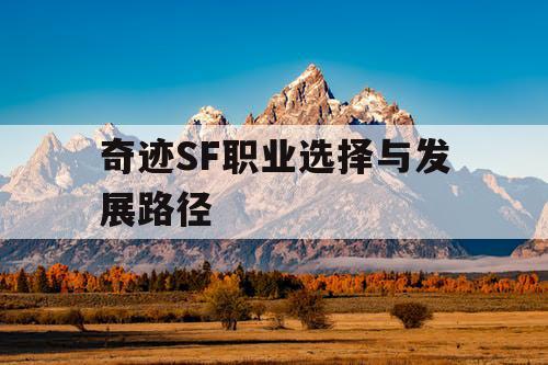奇迹SF职业选择与发展路径