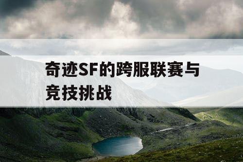 奇迹SF的跨服联赛与竞技挑战