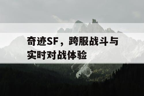 奇迹SF，跨服战斗与实时对战体验