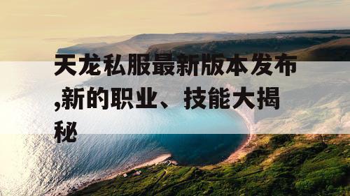 天龙私服最新版本发布,新的职业、技能大揭秘