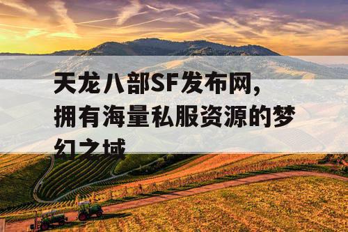 天龙八部SF发布网,拥有海量私服资源的梦幻之域