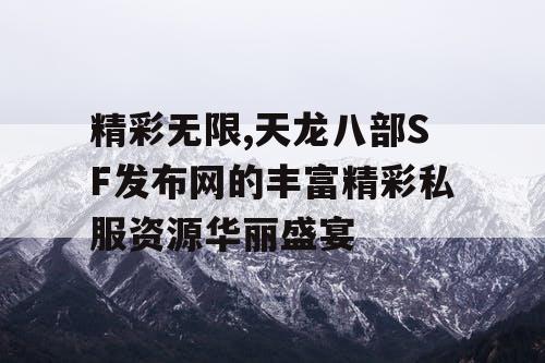 精彩无限,天龙八部SF发布网的丰富精彩私服资源华丽盛宴
