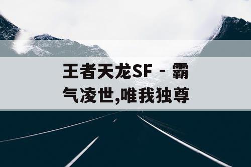王者天龙SF - 霸气凌世,唯我独尊