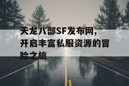 天龙八部SF发布网,开启丰富私服资源的冒险之旅