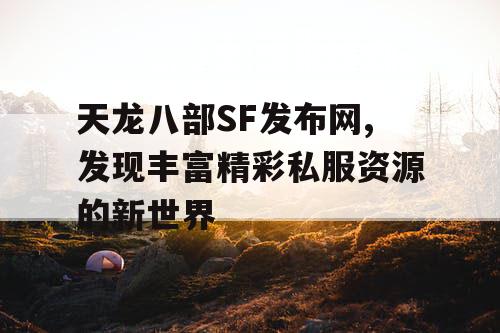 天龙八部SF发布网,发现丰富精彩私服资源的新世界