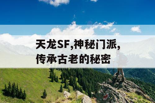 天龙SF,神秘门派,传承古老的秘密 天龙SF,神秘门派,传承古老的秘密