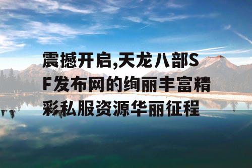 震撼开启,天龙八部SF发布网的绚丽丰富精彩私服资源华丽征程
