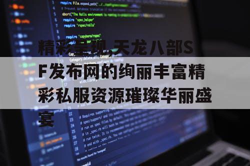 精彩呈现,天龙八部SF发布网的绚丽丰富精彩私服资源璀璨华丽盛宴