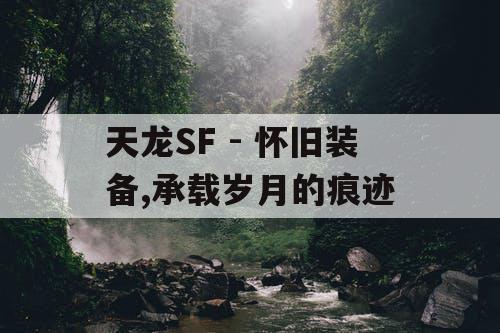 天龙SF - 怀旧装备,承载岁月的痕迹