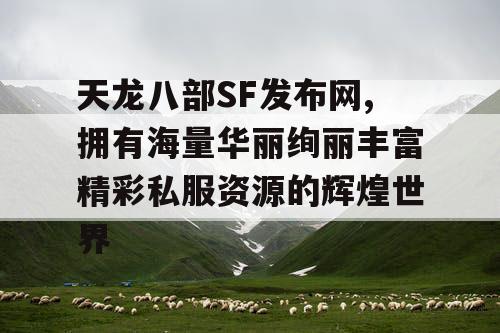 天龙八部SF发布网,拥有海量华丽绚丽丰富精彩私服资源的辉煌世界