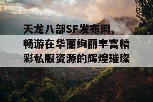 天龙八部SF发布网,畅游在华丽绚丽丰富精彩私服资源的辉煌璀璨海洋
