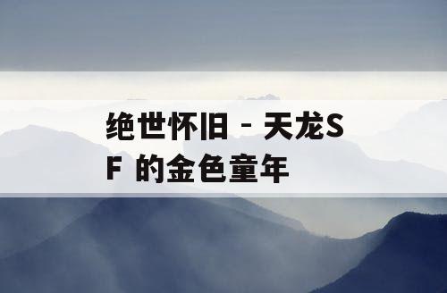 绝世怀旧 - 天龙SF 的金色童年