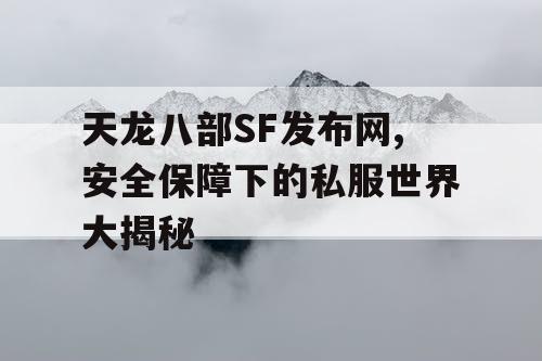 天龙八部SF发布网,安全保障下的私服世界大揭秘
