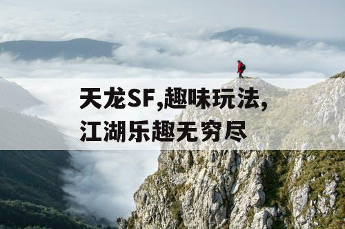 天龙SF,趣味玩法,江湖乐趣无穷尽