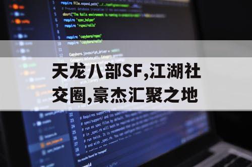 天龙八部SF,江湖社交圈,豪杰汇聚之地